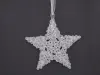 10CM Christmas five-star acrylic pendant decoration details Picture